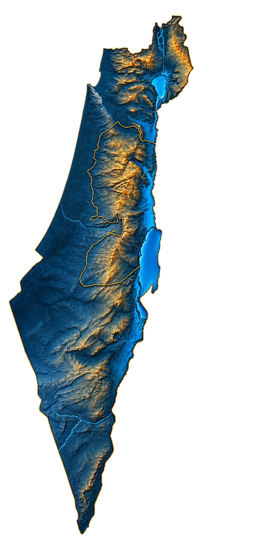 מפת ישראל המציגה את פריסת השירות